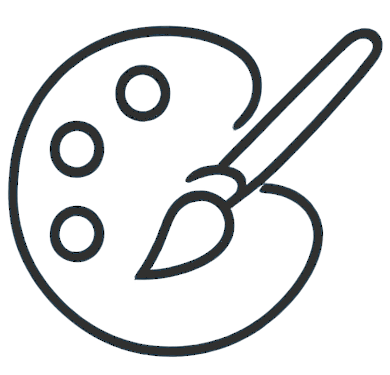 Creatieve workshops icoon